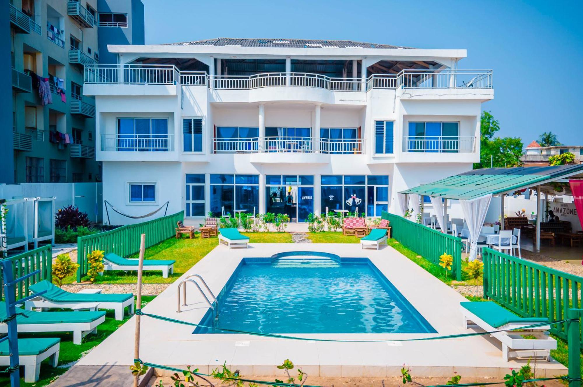 Hotel Amazone 科托努 外观 照片